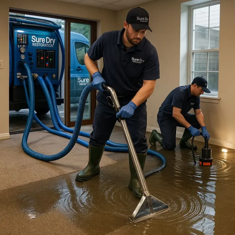 Water Extraction and Removal process in North Terre Haute, IN